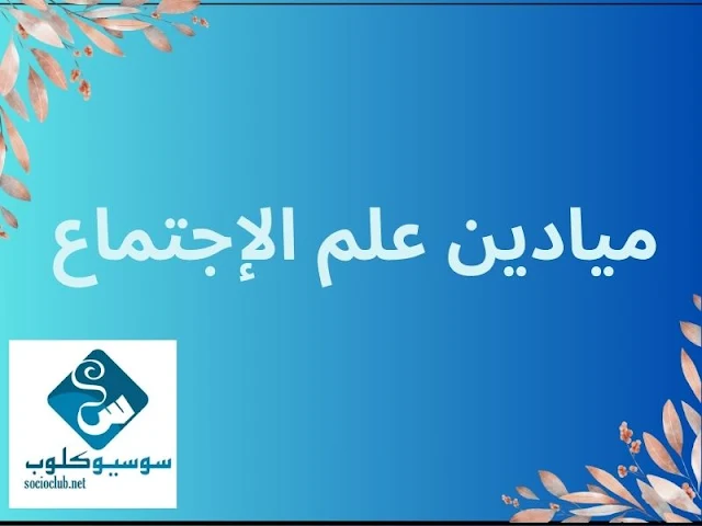 ميادين علم الإجتماع