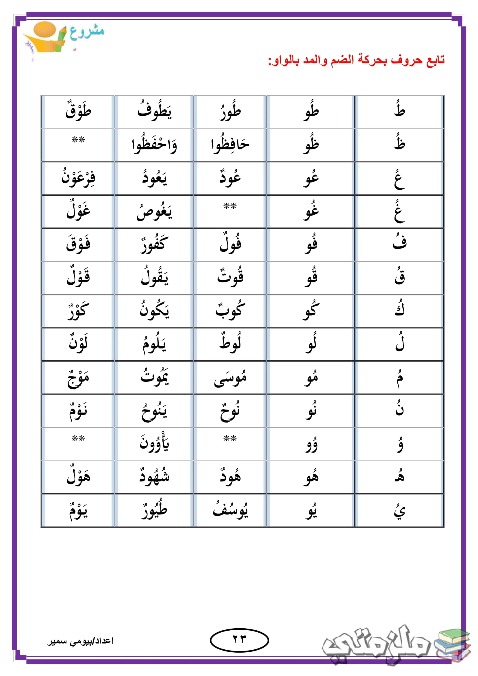أقوي ملزمة تاسيس للغة العربية pdf  تحميل مباشر