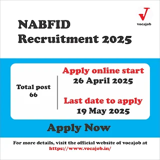 NABFID Recruitment  2025 Notification Out for Analyst Post, Apply Now