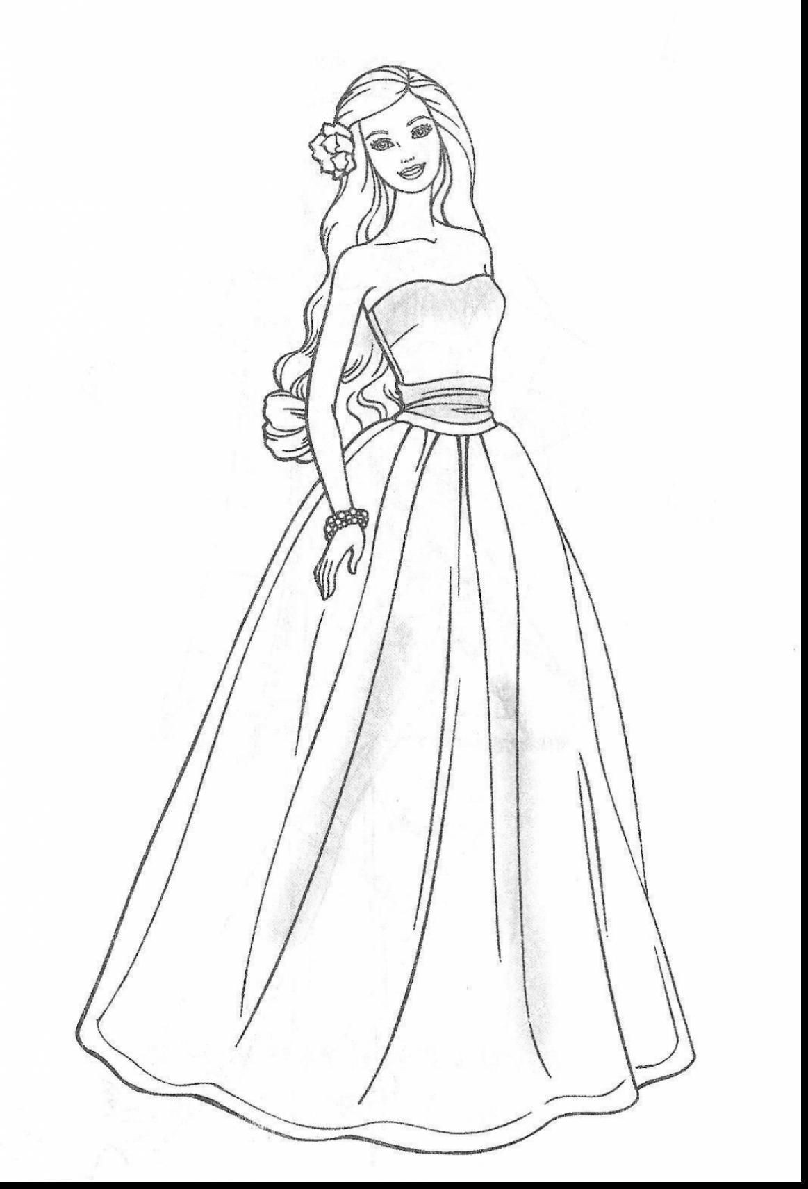 Coloring Pages Images Of Barbie For
