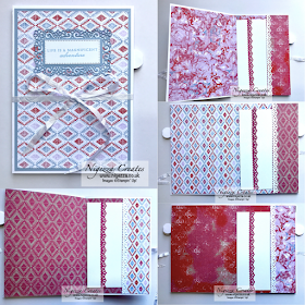 Nigezza Creates with Stampin' Up! to make a Mini Album with Woven Threads DSP