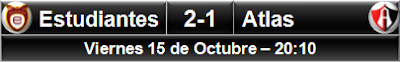 Estudiantes 2-1 Atlas