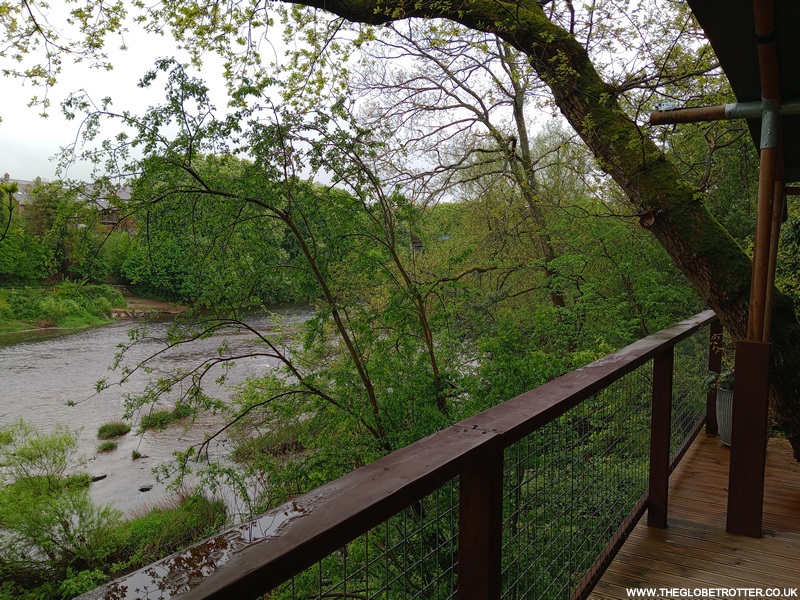 View from the deck at the Cwtch