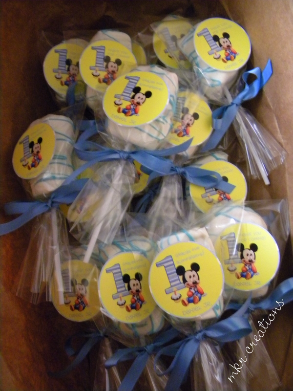 MKR Creations Baby Mickey Favors 