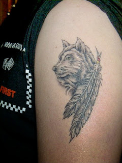 wolf tattoo, tattoo, tattoos