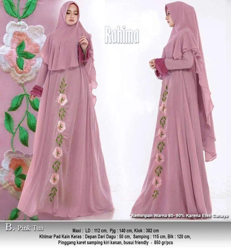 Model Baju Gamis Terbaru Untuk Orang Tua Baju Muslim Model - Baju gamis untuk orang tua