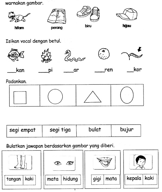 Bersuka ria di Prasekolah : LATIHAN BAHASA MALAYSIA I