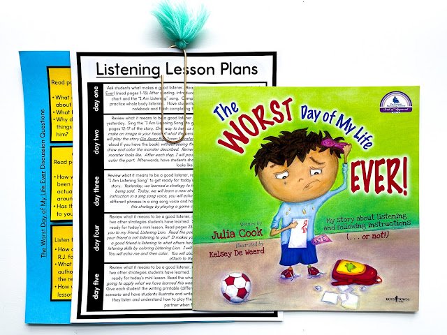 Looking for quick lessons and activities for listening and following directions?!  This unit includes listening and following directions activities, game, song, anchor chart, and more!