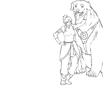 #11 Korra Coloring Page