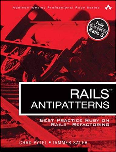 Rails AntiPatterns front cover