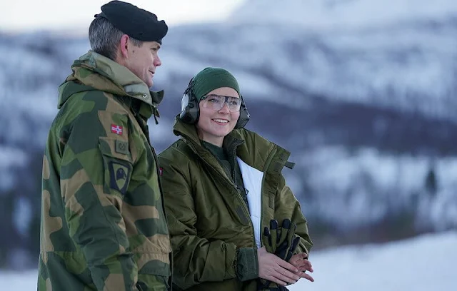 Princess Ingrid Alexandra of Norway visited the Norwegian Army's Brigade Nord