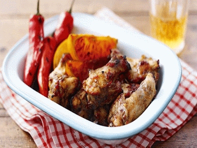 Sticky jerk chicken wings image