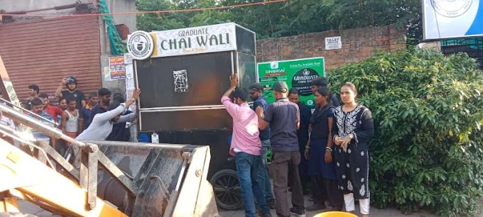 Patna Municipal Corporation removed the stall of Graduate Chaiwali, Priyanka appealed to Lalu Yadav and got the cart back