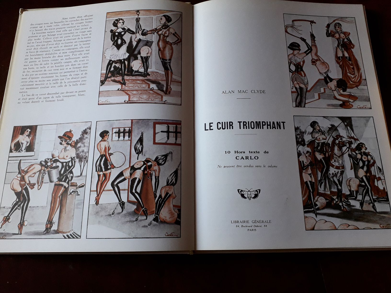 Livre d'illustrations de Carlo, éditions Dominique Leroy