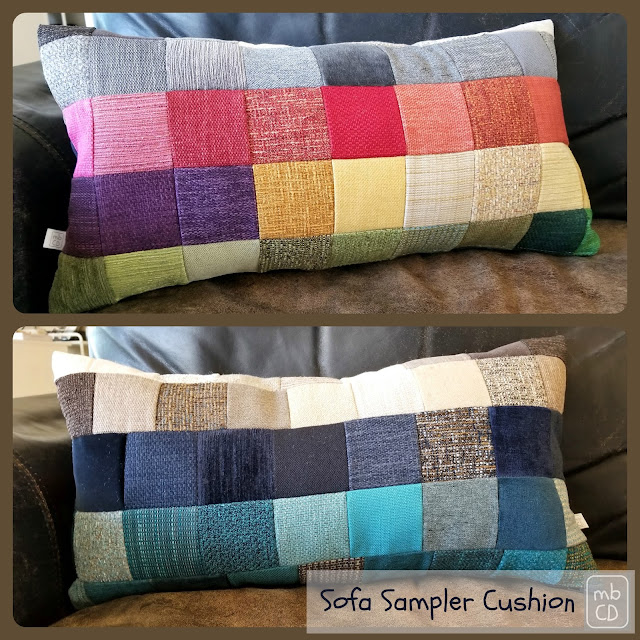 Sofa Sampler Cushion by www.madebyChrissieD.com