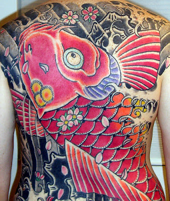Koi Fish Sleeve Tattoo Design