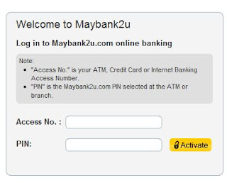 Cara mendaftar maybank2u 2