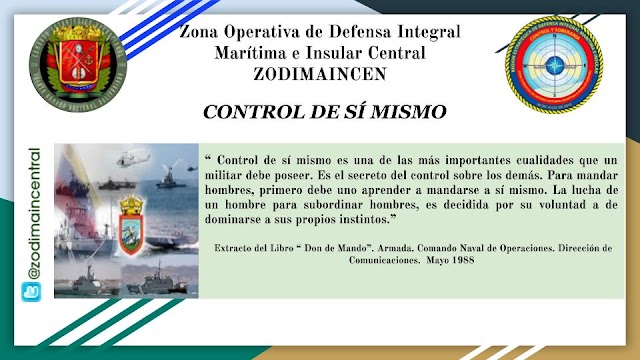 Nociones de Don de Mando:  CONTROL DE SÍ MISMO . #CEOFANBVenezuela #FANB #Venezuela. #31Oct 