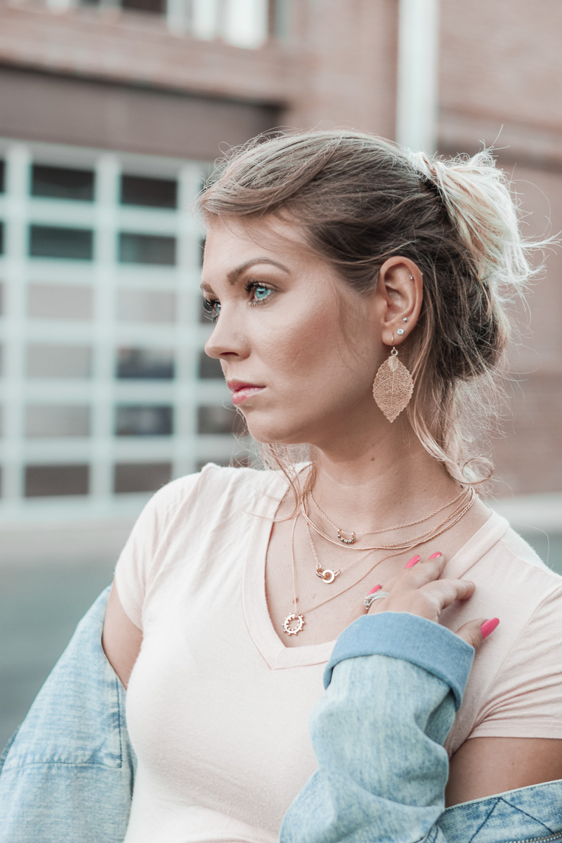 leaf earrings