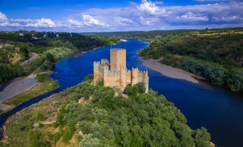 Almourol Castle Portugal Ribatejo Province Rio Tejo