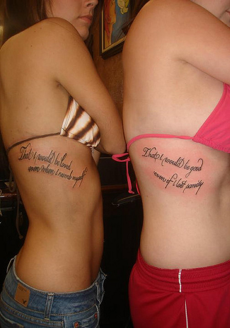 Best Friend Tattoos for Girls