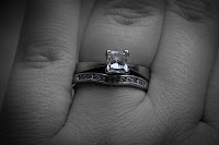 engagement and wedding rings