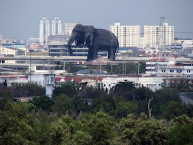 Estatua Elefante de 3 cabezas Samut Prakan