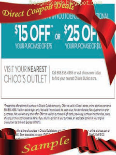 Free Printable Chico's Coupons