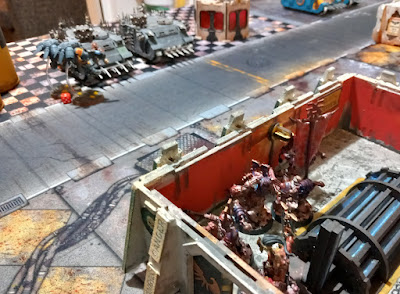Warhammer 40k battle report: World Eaters vs Space Wolves, 500pts
