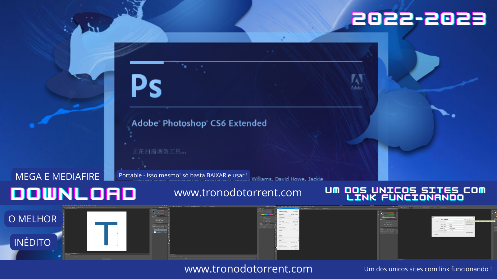 Photoshop CS6 Portable 2022 - Só baixar e usar - Não precisa instalar [ MediaFire ]