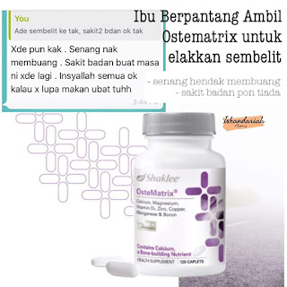 Testimoni Ostematrix Mudah Buang Air Besar Ketika Berpantang