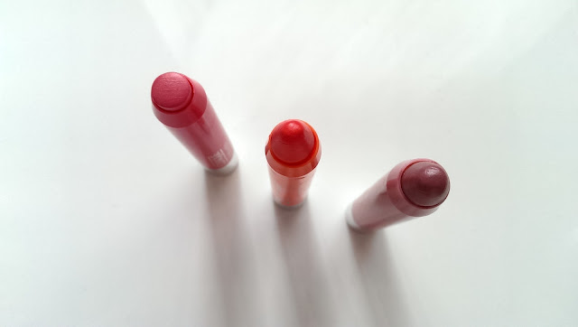 The three lip crayons from the top