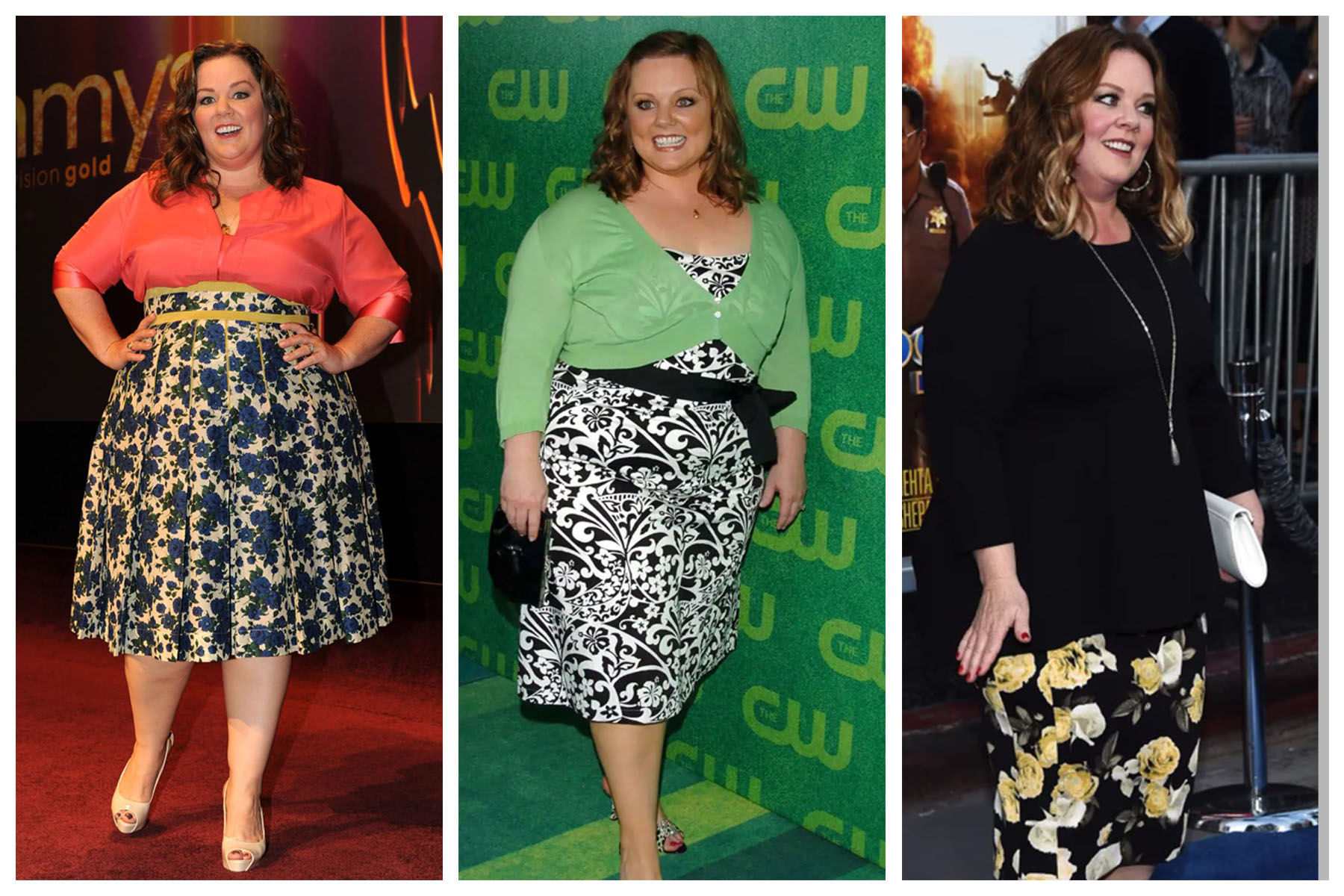 Melissa McCarthy knows how to flatter her hourglass shape in the right skirts