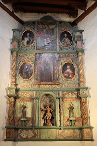 The Spanish Mission Reredos of San Miguel Chapel in Santa Fe, New Mexico