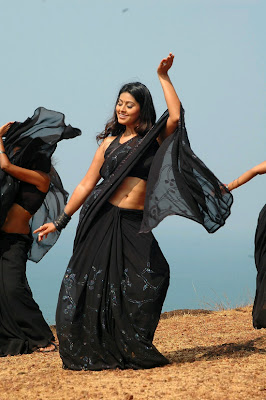 Sneha in Black Saree 
dancing photo album