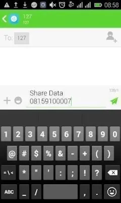 share your glo data to another network