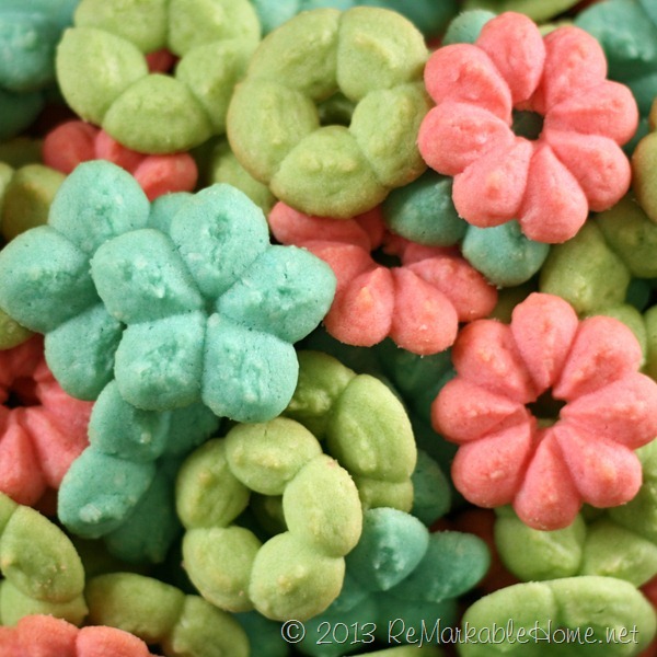 Cookie of the Week- Coconut Spritz Butter Cookies @ ReMarkable Home