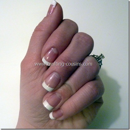 DIY french tip nails (7)