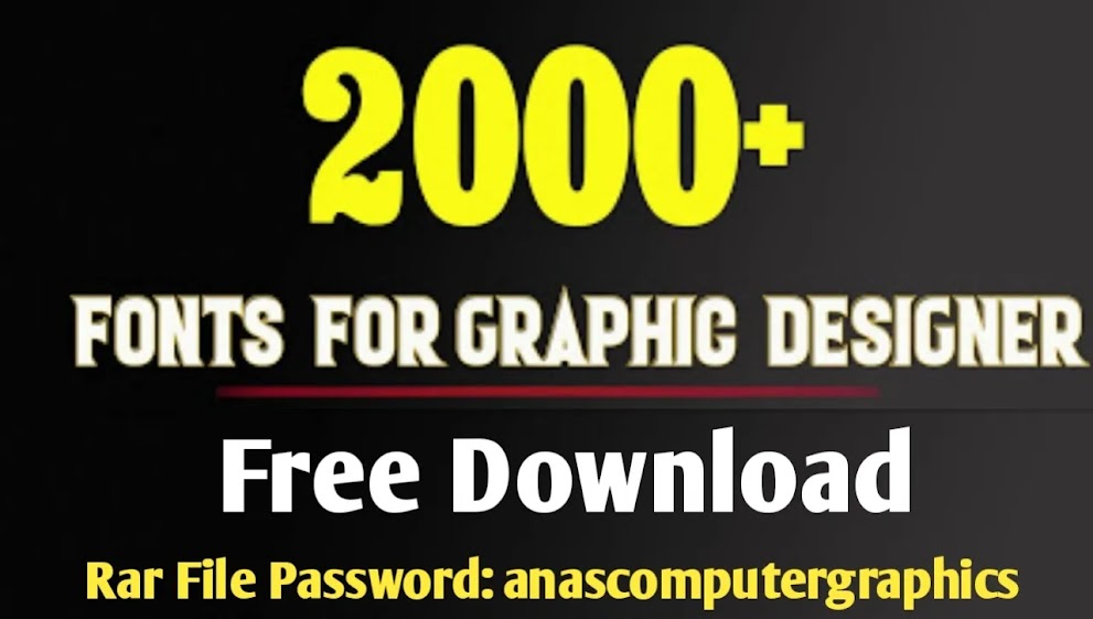 2000+ English Free Font Download 