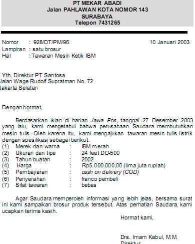 Contoh Surat Penawaran Barang Dan Jasa Pdf / Contoh Surat Penawaran - Download contoh rencana pengadaan barang dan jasa.doc.