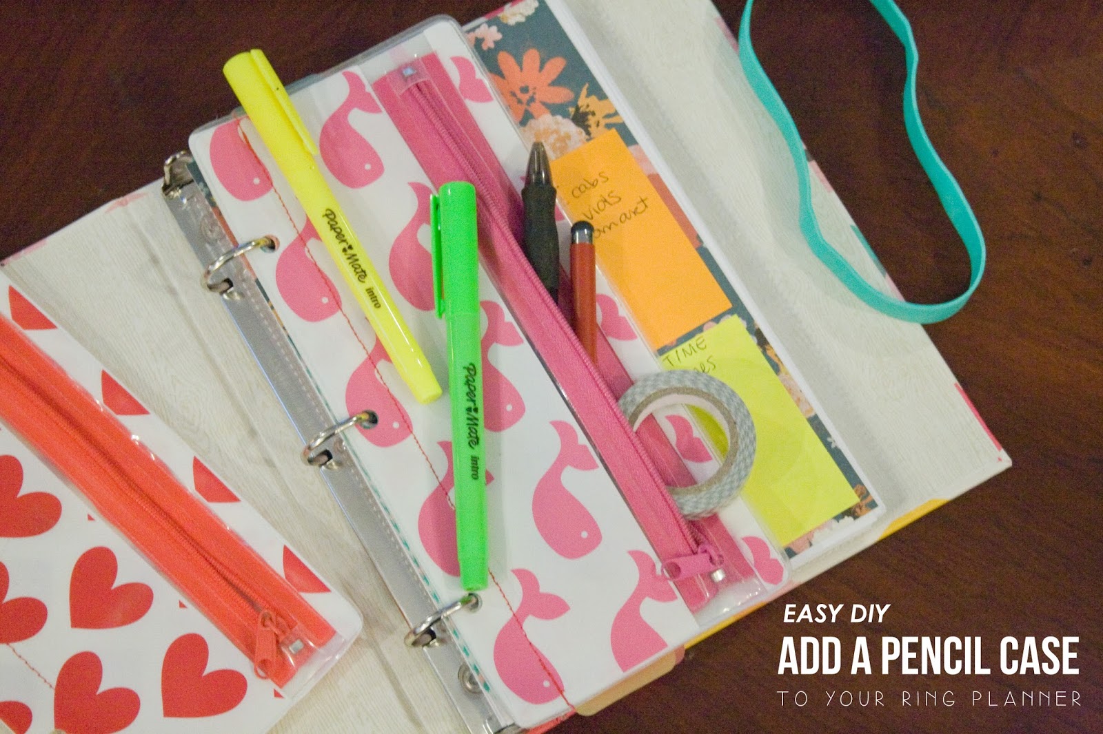DIY Planner Pen Pouch  How to make a Notebook Pen Holder
