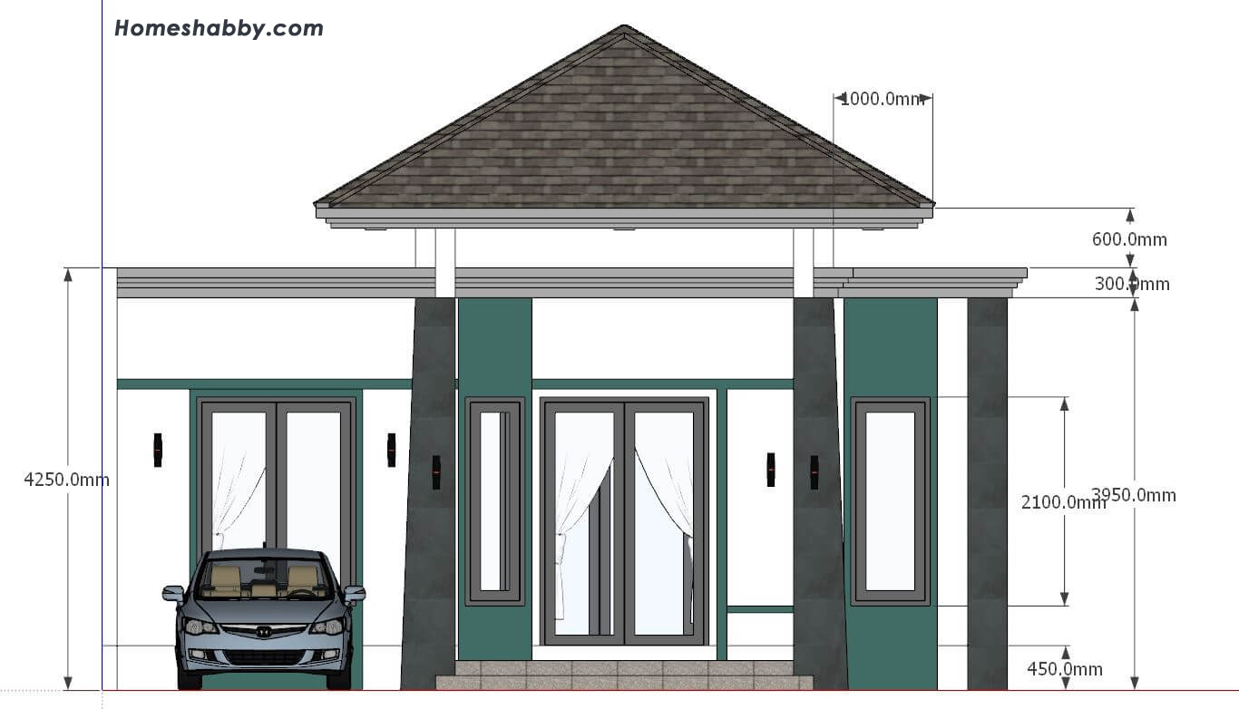 Desain Teras Rumah  Atap  Limasan Konstruksi Atap  Miring 