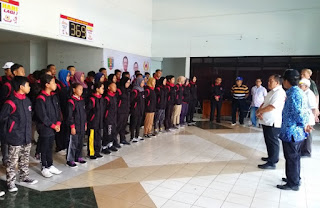 KONI Lampung Lepas 40 Atlet Hapkido Bertolak ke Kejurnas IV Semarang