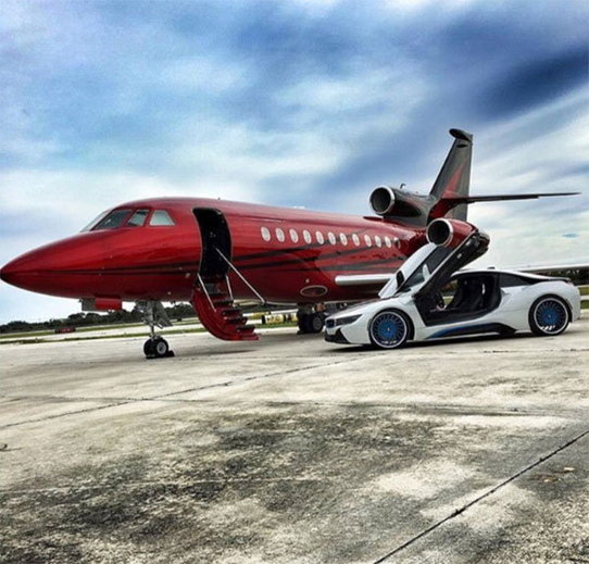 Rich girls private jets and lavish cars