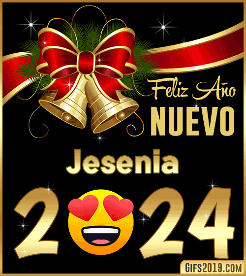 Feliz año nuevo 2024 Jesenia