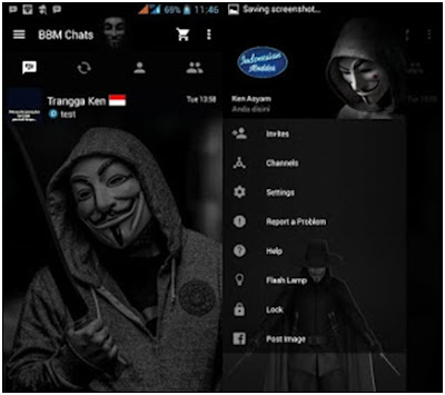 BBM MOD Anonymous clone New Versi 2.10.0.35