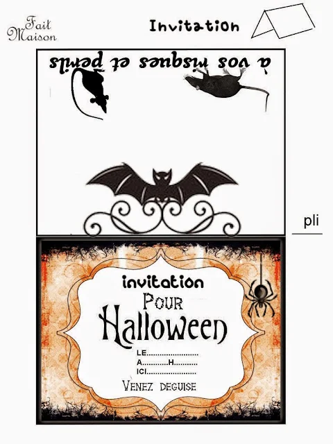 Vamps, Rats and Cats, Free Printable Invitations, Labels or Cards.