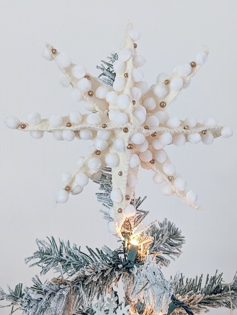 DIY Anthropologie-Inspired Christmas Tree Topper - Little Vintage
