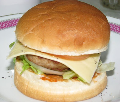 Hamburger ready for serve