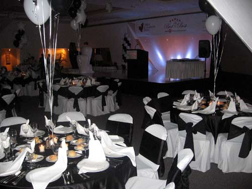 Black and White 50th Birthday Party Ideas